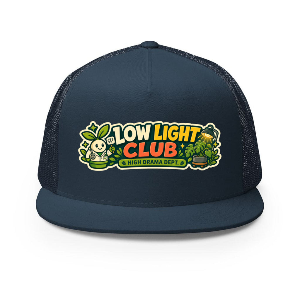 AI Plant Doctor - Budsy Low Light Club Mesh Hat Navy mockup
