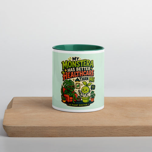 AI Plant Doctor Budsy Better Healthcare Mug product mockup